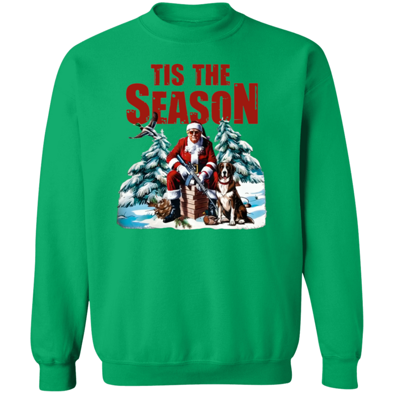 Tis The Season Santa Trump Hunting Sweatshirt