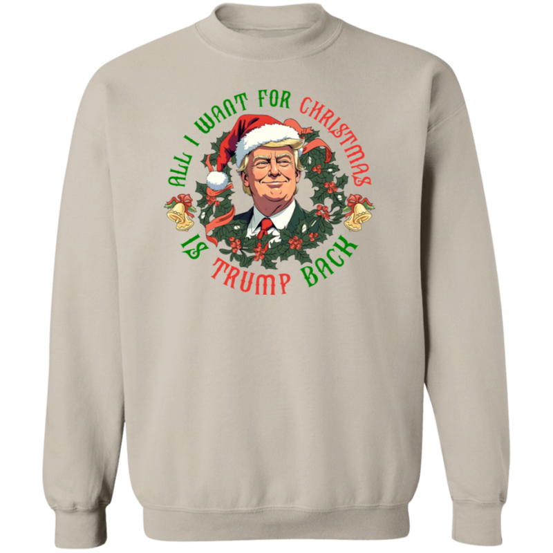 All I Want For Christmas Is Just Trump Back Sweatshirt