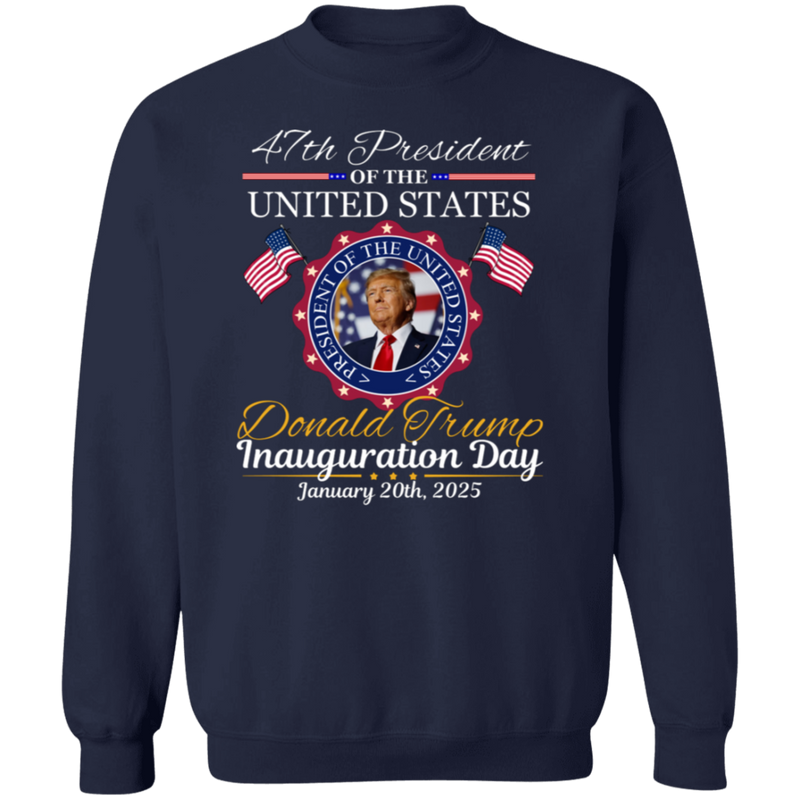 47th US President Inauguration Black Sweatshirt