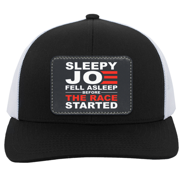 Sleepy Joe Fell Asleep Trucker Hat