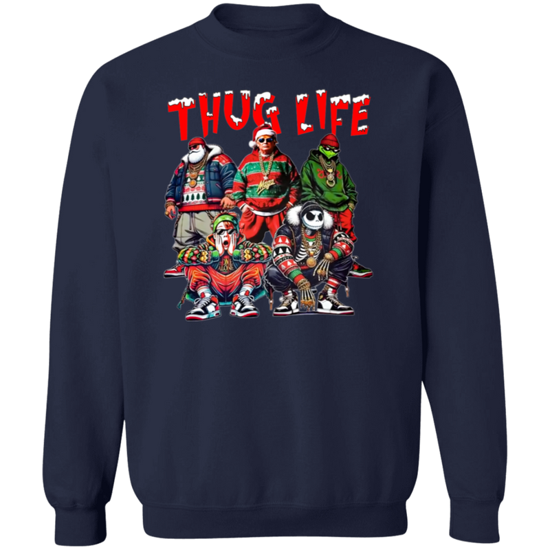 Thug Life Trump Christmas Sweatshirt