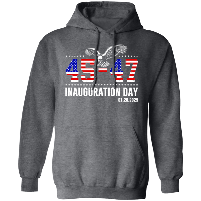 45 47 Trump Inauguration Day 2025 Eagle Hoodie