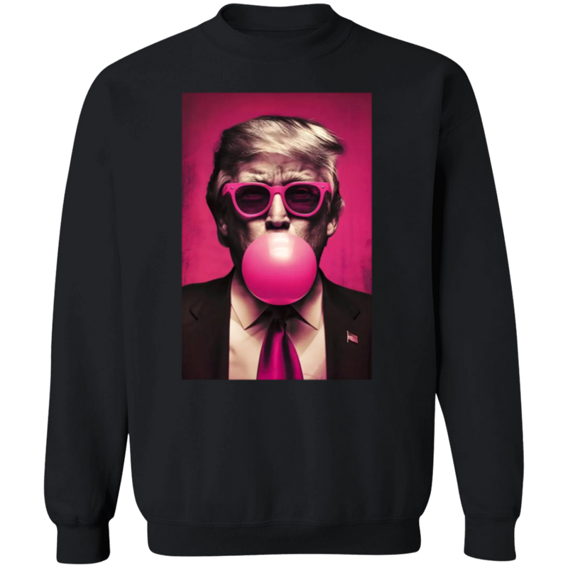 Bubble Gum Trump Sweatshirt