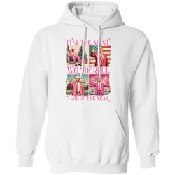 It's The Most Wonderful Time Of The Year Pink Hoodie