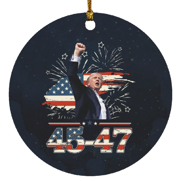 Trump 45 47 President Ornament