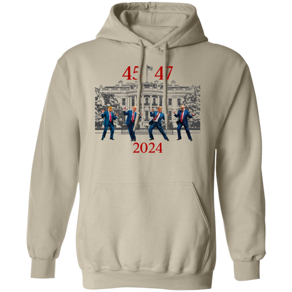 Trump Dance White House 45 47 2024 Hoodie