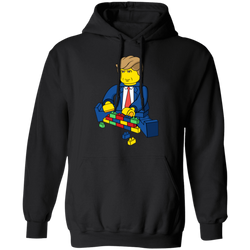 Trump Build A Wall Toy Brick Hoodie