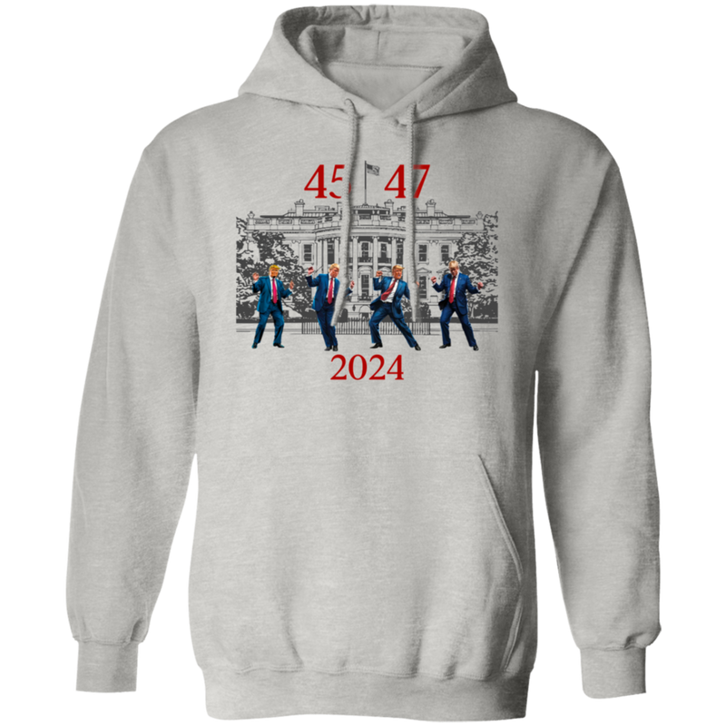 Trump Dance White House 45 47 2024 Hoodie