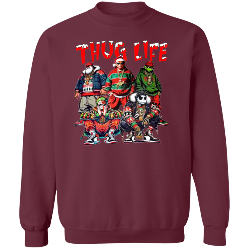 Thug Life Trump Christmas Sweatshirt