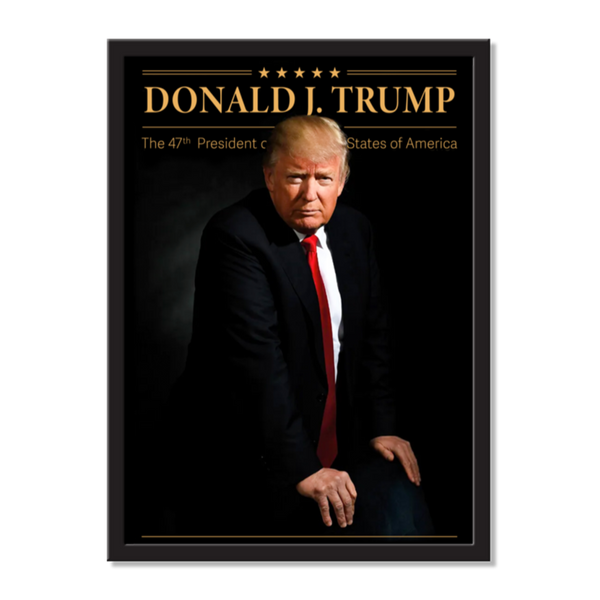 Donald Trump The 47th President American Winner Poster