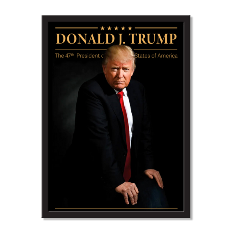 Donald Trump The 47th President American Winner Poster