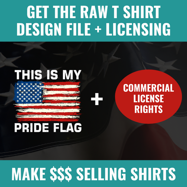 This Is My Pride Flag - T Shirt PNG Design + Licensing