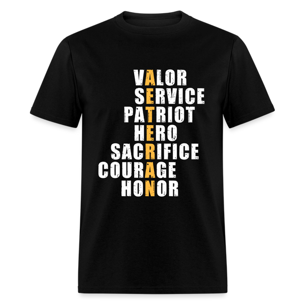 Valor Service Patriot T-Shirt - black