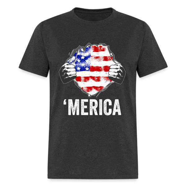 'Merica T-Shirt - heather black