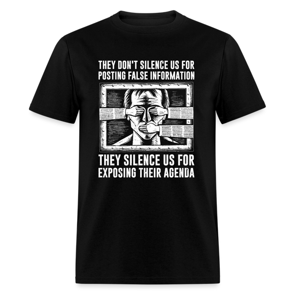 They Don't Silence Us T-Shirt - black