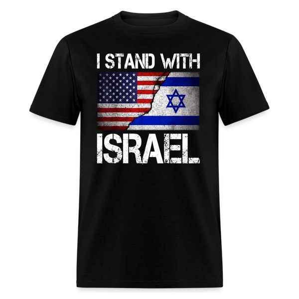 I Stand With Israel T-Shirt - black