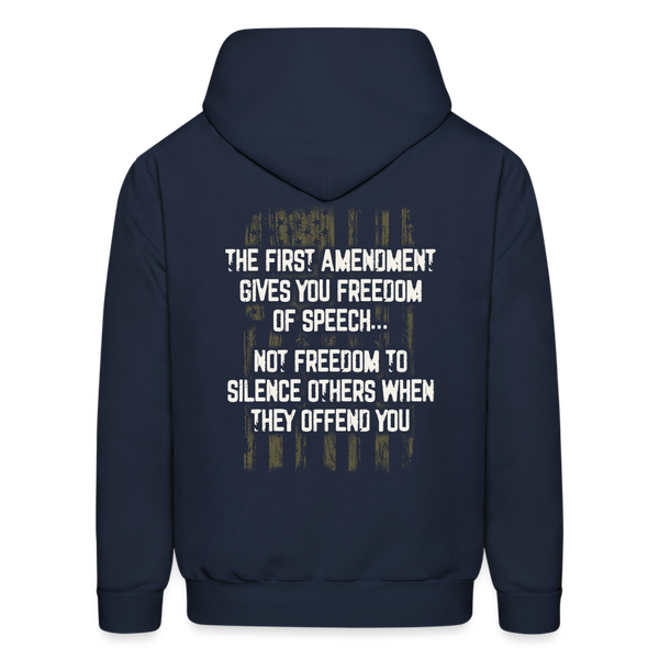 First Amend Hoodie - navy