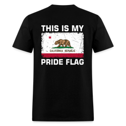 This Is My Pride Flag - California T-Shirt - black