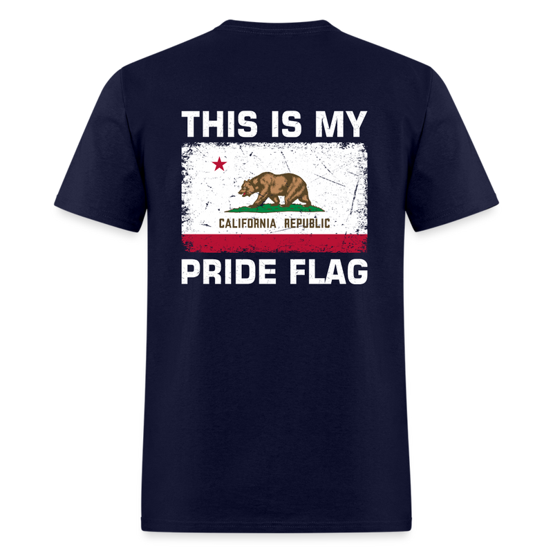 This Is My Pride Flag - California T-Shirt - navy