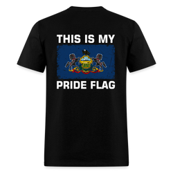 This Is My Pride Flag - Pennsylvania  T-Shirt - black