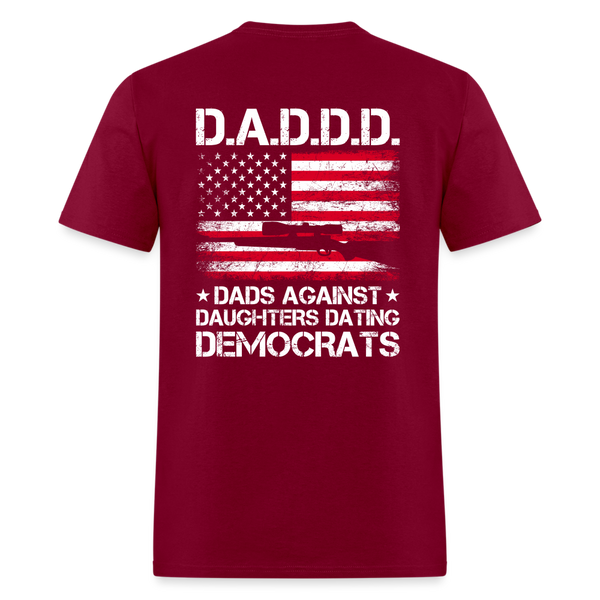 D.A.D.D.D. T Shirt - burgundy