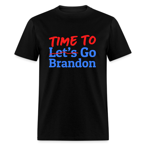 Time To Go Brandon T shirt - black