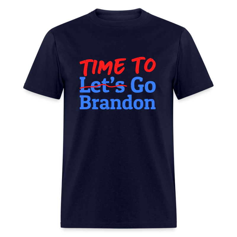 Time To Go Brandon T shirt - navy