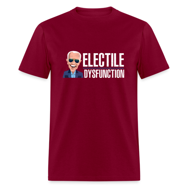 Electile Dysfunction T Shirt - burgundy