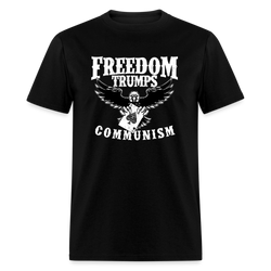 Freedom Trumps Communism T Shirt - black