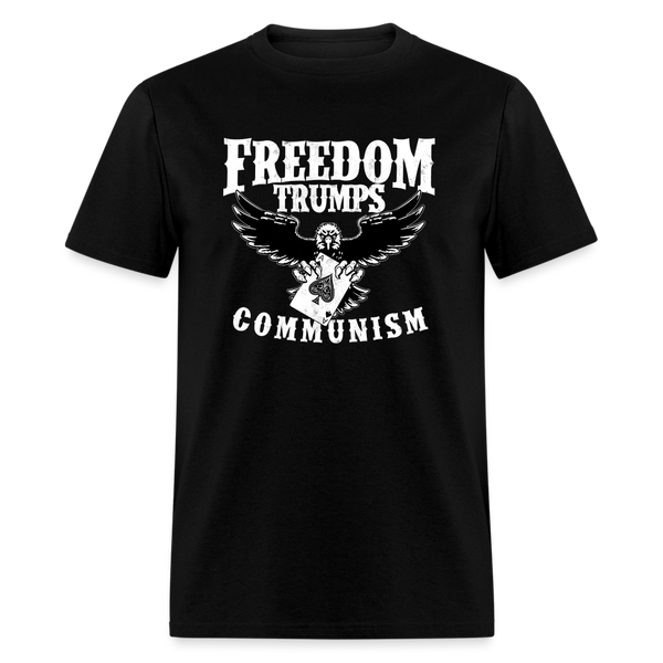 Freedom Trumps Communism T Shirt - black