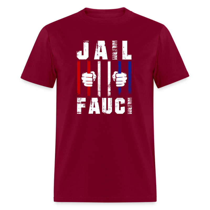 Jail Fauci - burgundy