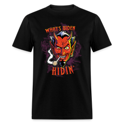 What's Biden Hidin T Shirt - black