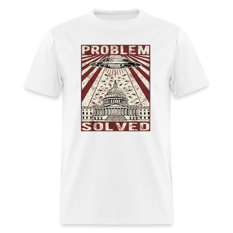 Problem Solved T Shirt - white