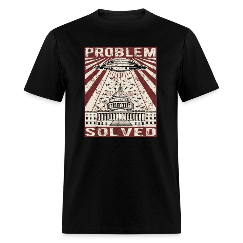 Problem Solved T Shirt - black