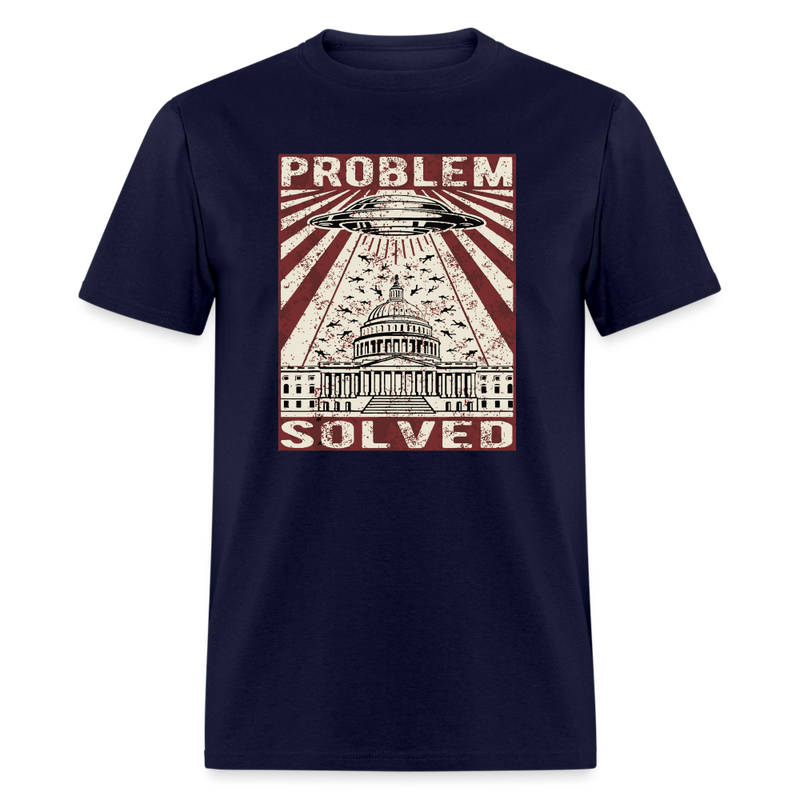 Problem Solved T Shirt - navy