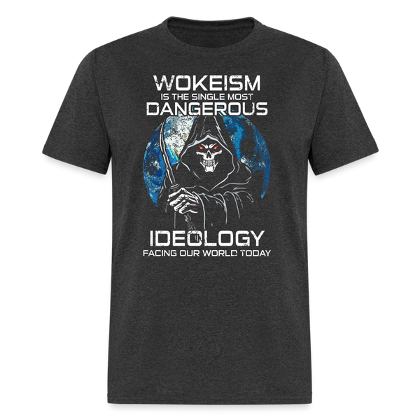 Wokeism T Shirt - heather black