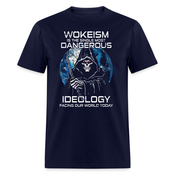 Wokeism T Shirt - navy