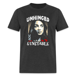 Unhinged & Unstable AOC T Shirt - heather black