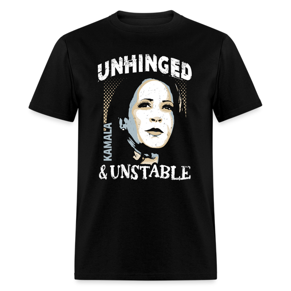 Unhinged & Unstable Kamala T Shirt - black