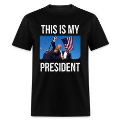 This Is My President T Shirt - black