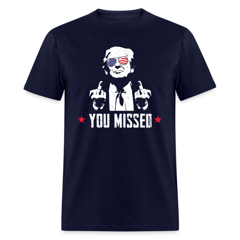 You Missed T Shirt - navy