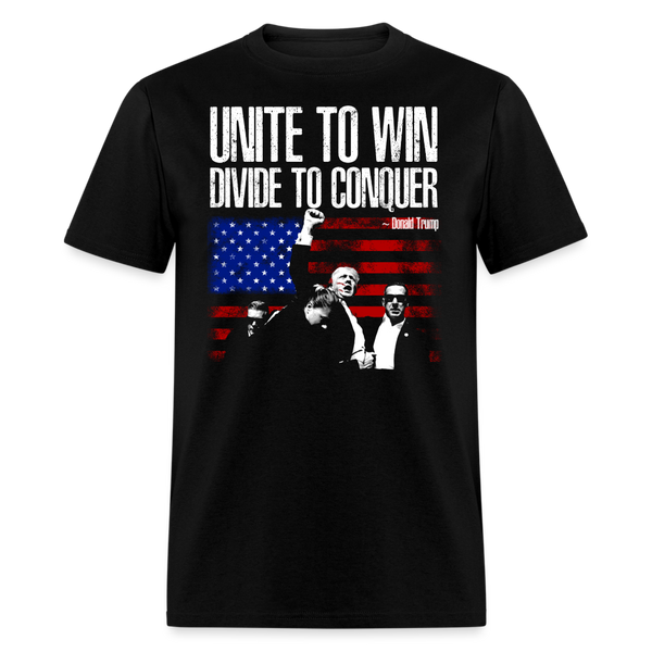 Unite To Win T Shirt - black