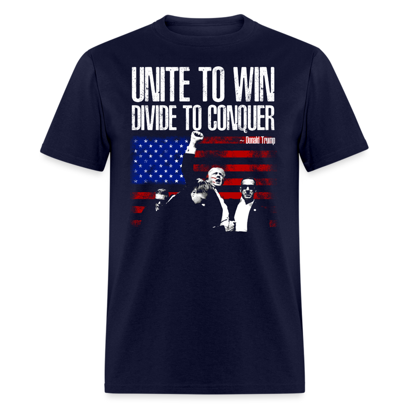 Unite To Win T Shirt - navy