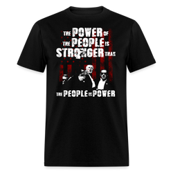 Power Of The People T Shirt - black