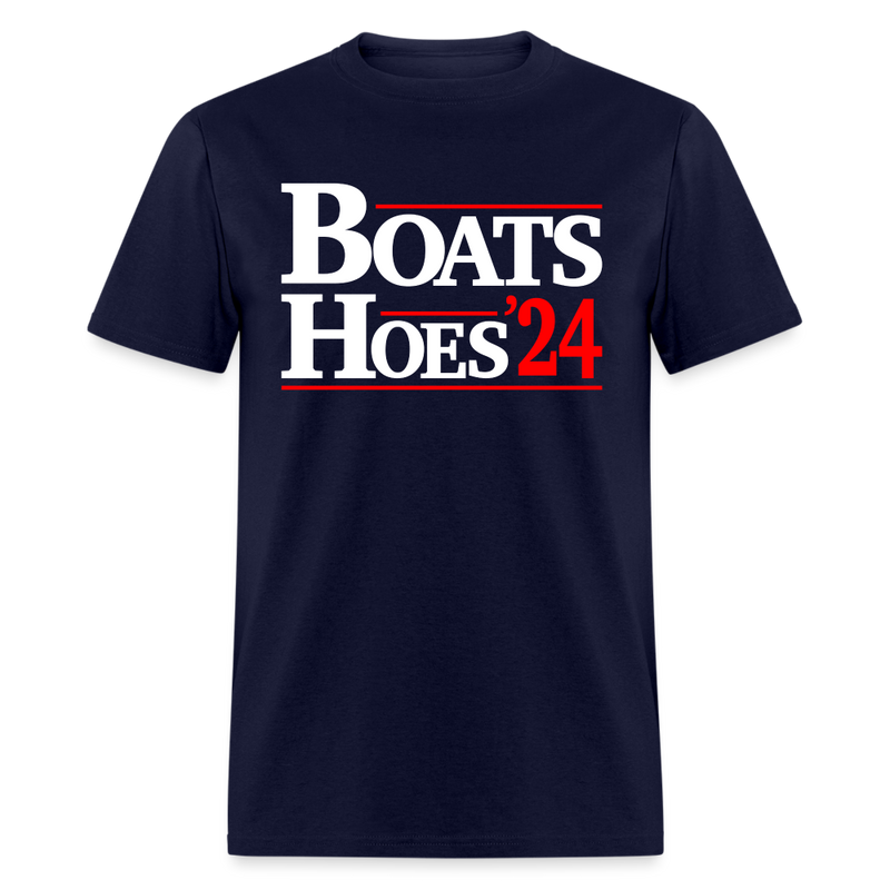 Boats Hoes 24 T Shirt - navy