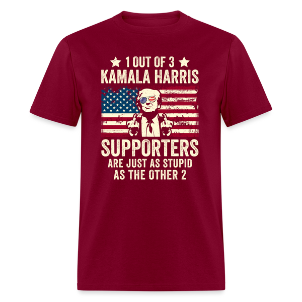 1 Out Of 3 Kamala Harris Supporters - burgundy