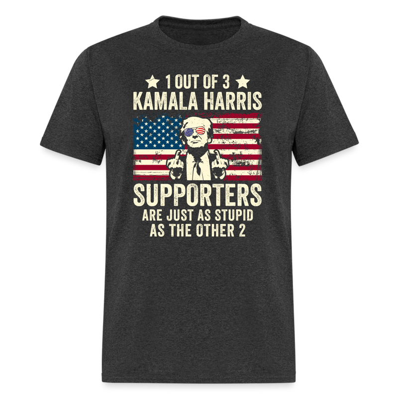 1 Out Of 3 Kamala Harris Supporters - heather black