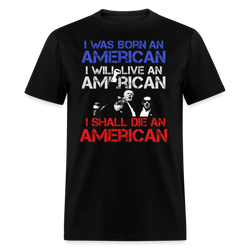 Born American T Shirt - black