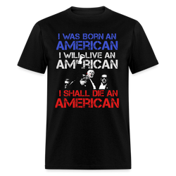 Born American T Shirt - black