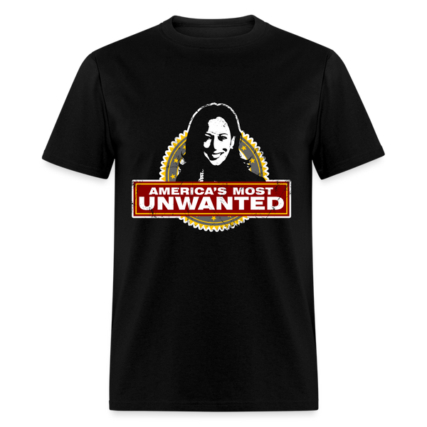 America's Most Unwanted T Shirt - black